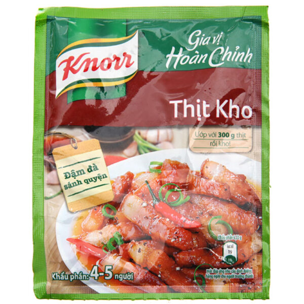 Gia vị hoàn chỉnh thịt kho Knorr gói 28g