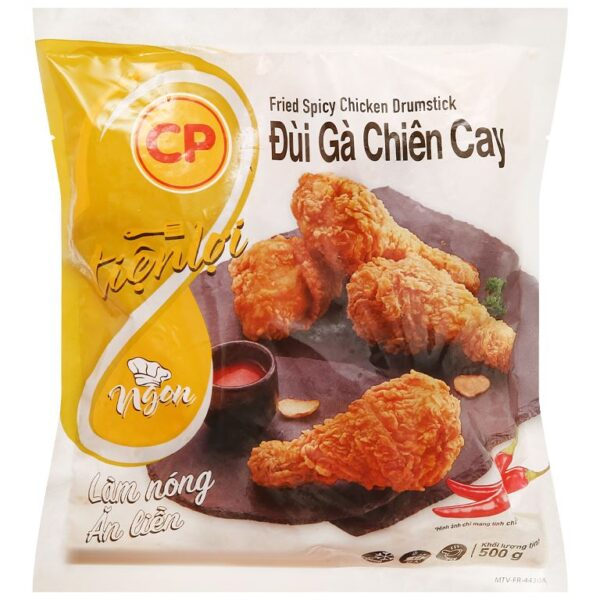 Đùi gà chiên giòn vị cay C.P gói 500g